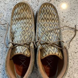 Twisted X | Tan Diamond Driving Mocs